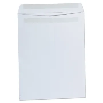 Self-Stick Open-End Catalog Envelope, #13 1/2, Square Flap, Self-Adhesive Closure, 10 x 13, White, 1