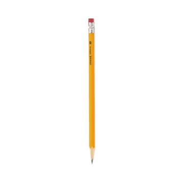 #2 Woodcase Pencil, HB (#2), Black Lead, Yellow Barrel, Dozen