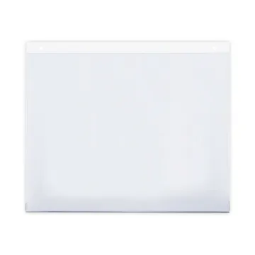 Wall Mount Sign Holder, 11" x 8 1/2", Horizontal, Clear, 2/Pack