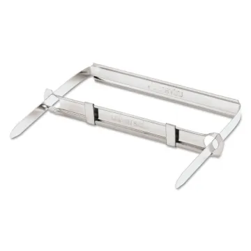 Two-Piece Paper Fasteners, 2" Capacity, 2.75" Center to Center, Silver, 50/Box