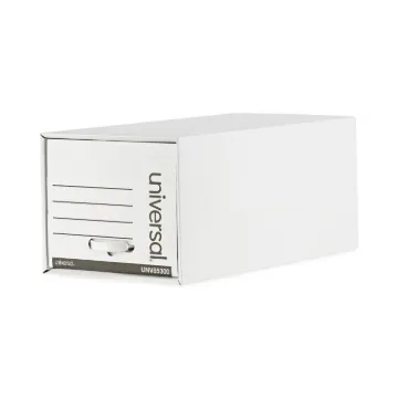 Heavy-Duty Storage Drawers, Letter Files, 14" x 25.5" x 11.5", White, 6/Carton (MINIMUM ORDER QUANTI