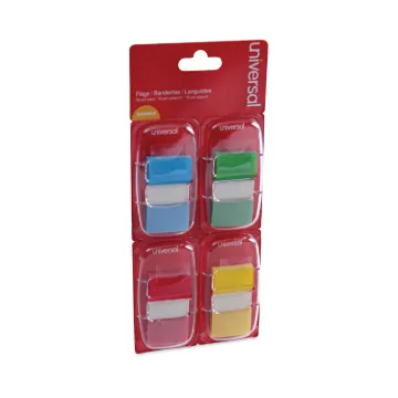 Deluxe Pop-Up Page Flags, 1" x 1 3/4", Assorted Colors, 200/Pack