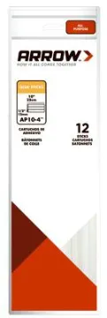 Arrow AP10-4 Glue Stick, Stick, Ester, Clear