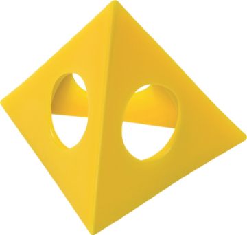 HYDE 43510 Painters Pyramid, Plastic, Yellow, 10, Pack