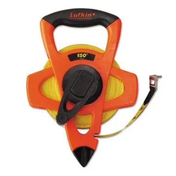 Crescent Lufkin FE150/1707 Tape Measure, 150 ft L Blade, 1/2 in W Blade, Fiberglass Blade, ABS Case,
