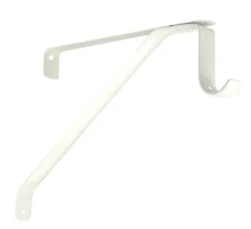 Knape & Vogt RP-0043-WT Shelf/Rod Bracket, 150 lb, Steel