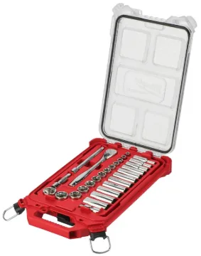 SOCKET/RATCHET SET W/ORG 28PC