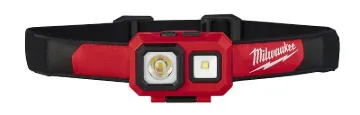 Milwaukee TRUEVIEW Series 2104 Headlamp, AAA Battery, LED Lamp, 450 Lumens Lumens, Flood, Spot Beam,
