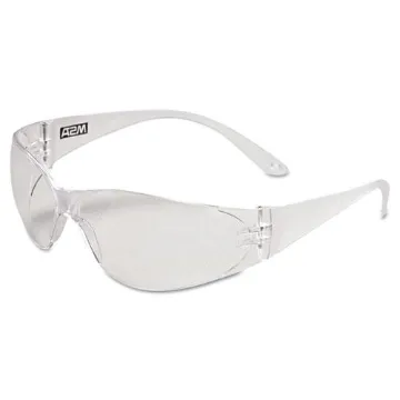 Arctic Protective Eyewear, Clear Lens, Anti-Scratch, Clear Frame