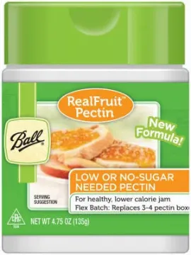Ball Realfruit 1440071265 Low or No-Sugar Needed Pectin, 4.7 oz Package, Bottle