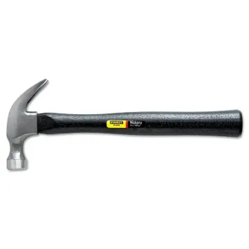 Wood Handle Nail Hammer, High Carbon Steel, Hickory, 13-1/4 in L, 16 oz Head