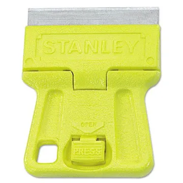High Visibility Mini Blade Scraper, 1-3/16 in Length, 1-1/2 in Wide, Single-Edge