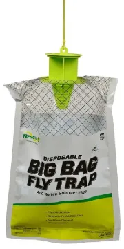 RESCUE Big Bag BFTD-DB12 Fly Trap, Solid, Musty