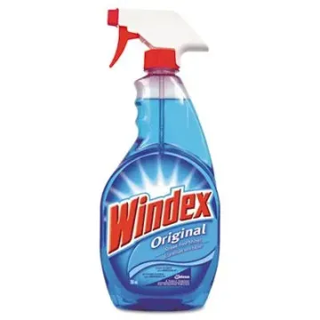 Windex 70195/70343 Glass Cleaner, 23 oz Package, Bottle, Liquid, Floral, Blue