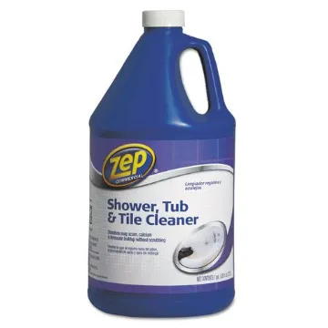 Zep ZUSTT128 Shower Tub and Tile Cleaner, 1 gal Package, Bottle, Liquid, Pleasant, Light Yellow