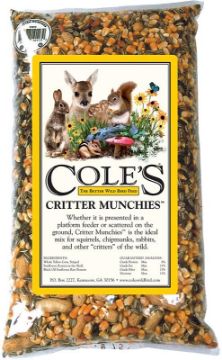 Cole's CM20 Critter Munchies, Blended Seed, 20 lb Package, Bag