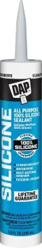 DAP 08641 Window and Door Sealant, Clear, -40 to 400 deg F, 9.8 fl-oz Package, Cartridge