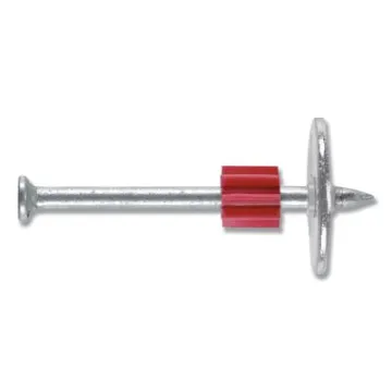 DeWALT 50114-PWR Drive Pin with Washer, 0.145 in Dia Shank, 2-1/2 in L, Steel/Plastic, Zinc