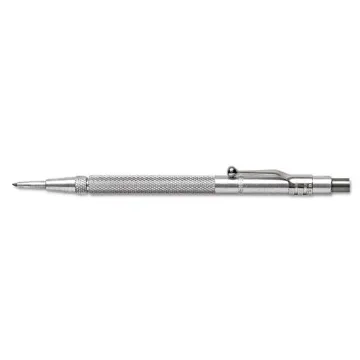 GENERAL 88CM Scriber/Etching Pen with Magnet, Straight Tip, Tungsten Carbide Tip, 5-7/16 in OAL, Knu