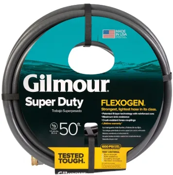 Gilmour 874501-1001 Garden Hose, 50 ft L, Green