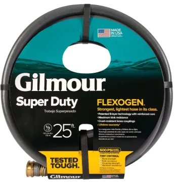 Gilmour 874251-1001 Garden Hose, 25 ft L, Green