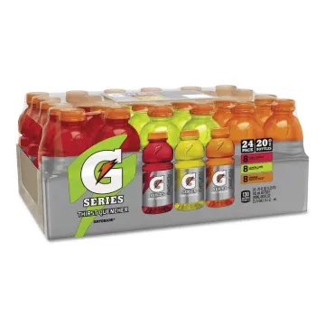20 oz Wide Mouth Bottle, Lemon-Lime, Assorted Orange, Fruit Punch
