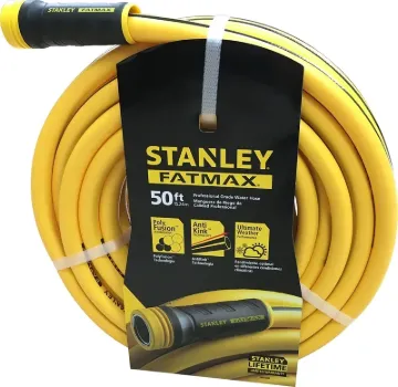 Stanley Fatmax Professional Grade Water Hose, 50' x 5/8", Yellow 500 PSI