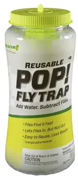 RESCUE POP! PFTR-BB4 Fly Trap Refill Pack, Solid, Musty, Refill Pack