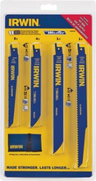 IRWIN 4935496 Reciprocating Saw Blade Set, 11 -Piece, Bi-Metal