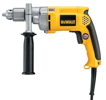 1/2 in Heavy-Duty VSR Drill, Keyed Chuck, 1,000 RPM, Trigger
