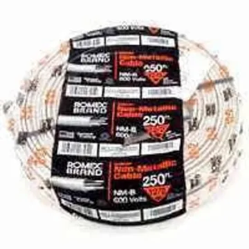 Southwire 14/3NM-WGX250 Type NM-B Sheathed Cable, 14 AWG, 250 ft L, White Nylon Sheath