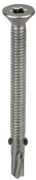 Acorn International S-WM12212G250 Screw, #12 Thread, Star Drive, Self-Tapping, Winged Point, Galvani