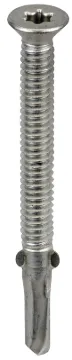Acorn International S-WM14234G250 Screw, #14 Thread, Star Drive, Self-Tapping, Winged Point, Galvani