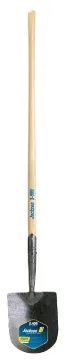 JACKSON J-450 1272800 Pony Caprock Irrigation Shovel, 9 in W Blade, Steel Blade, Hardwood Handle, St