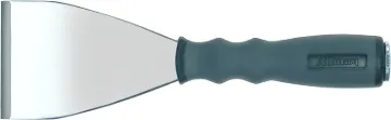 ALLWAY TOOLS FS3 Flat Blade Scraper, 3 in W Blade, Stiff Blade, Steel Blade, Nylon Handle, Soft-Grip