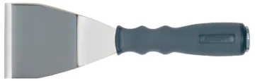 ALLWAY TOOLS BS3 Bent Blade Scraper, 3 in W Blade, Bent Blade, Steel Blade, Nylon Handle, Soft-Grip