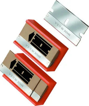 ALLWAY TOOLS SEB10 Razor Blade, Single-Edge Blade, Metal Blade