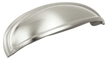 Amerock Ashby Series BP36640G10 Cabinet Pull, 5-1/16 in L Handle, 1-3/8 in Projection, Zinc, Satin N