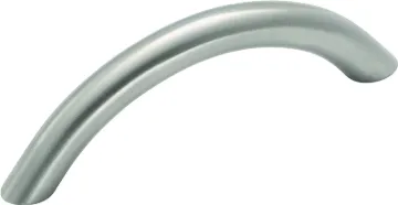 Amerock BP19001SS Cabinet Pull, 3-11/16 in L Handle, 1-3/16 in H Handle, 1-3/16 in Projection, Stain
