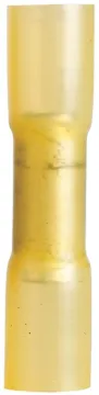 GB Xtreme AMT-126 Butt Splice Connector, 600 V, 12 to 10 AWG Wire, Yellow