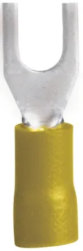 GB 20-116 Spade Terminal, 600 V, 12 to 10 AWG Wire, #8 to 10 Stud, Yellow