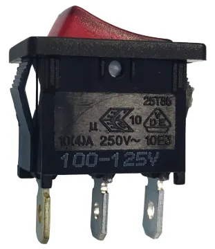 GB GSW GSW-48 Rocker Switch, 10/13 A, 125/250 V, SPST, 0.52 x 0.77 in Panel Cutout, Nylon Housing Ma