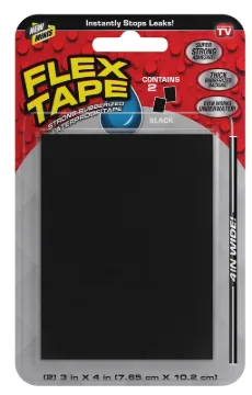 Flex Seal TFSBLKMINI Flex Tape, 5 ft L, 4 in W, Black