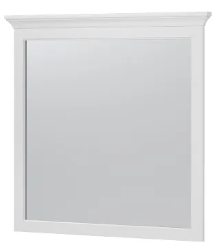 Foremost Hollis Series HOWM3232 Framed Mirror, 32 in L, 32 in W, White Frame