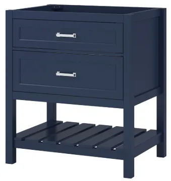 Foremost Lawson Series LSBV3022D Vanity Cabinet, 30 in W Cabinet, 21-1/2 in D Cabinet, 34 in H Cabin