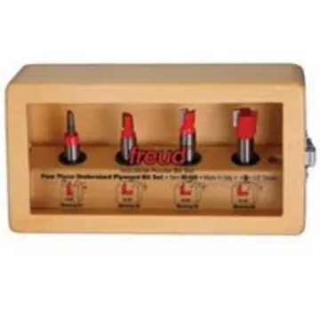 Freud 89-650 Undersized Plywood Bit Set, 4-Cutter, Carbide