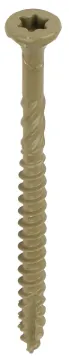 GRK Fasteners DECK ELITE 19158 Deck Screw, #9 Thread, 1-5/8 in L, Coarse, W-Cut Thread, Bugle Head,
