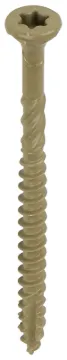 GRK Fasteners 10903 Deck Elite Screw, #9 Thread, 3 in L, Coarse Thread, Bugle Head, Star Drive, Stee
