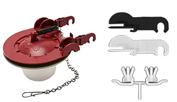FLUIDMASTER 513A-016-P4 Toilet Flapper, Specifications: Adjustable, Chlorine-Resistant, Universal Ty