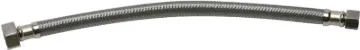 FLUIDMASTER B1F12 Water Supply Connector, 3/8 x 1/2 in, Compression x FIP, Polymer/Stainless Steel